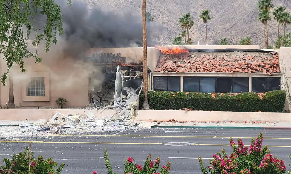 Fuerte explosión deja un muerto y cinco heridos en Palm Springs