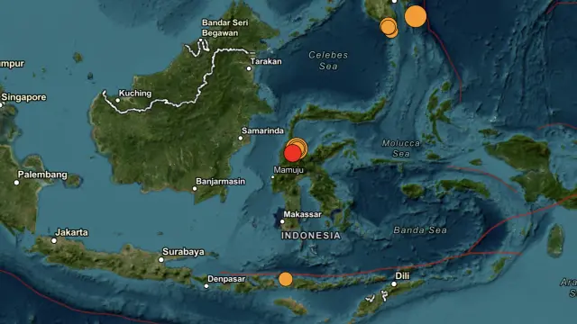 Un terremoto de magnitud 6,7 sacude el norte de la isla indonesia de Célebes